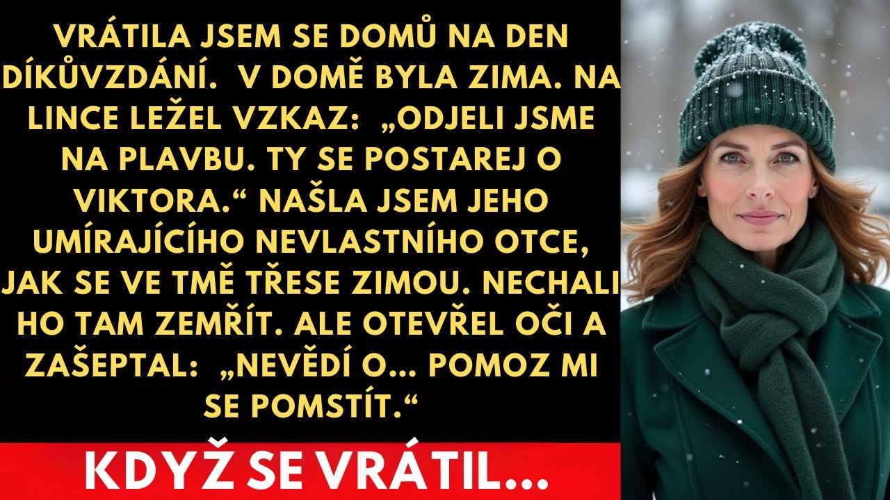 „Vrátila jsem se domů na Den díkůvzdání a našla svého manžela pryč — sama se svým umírají
