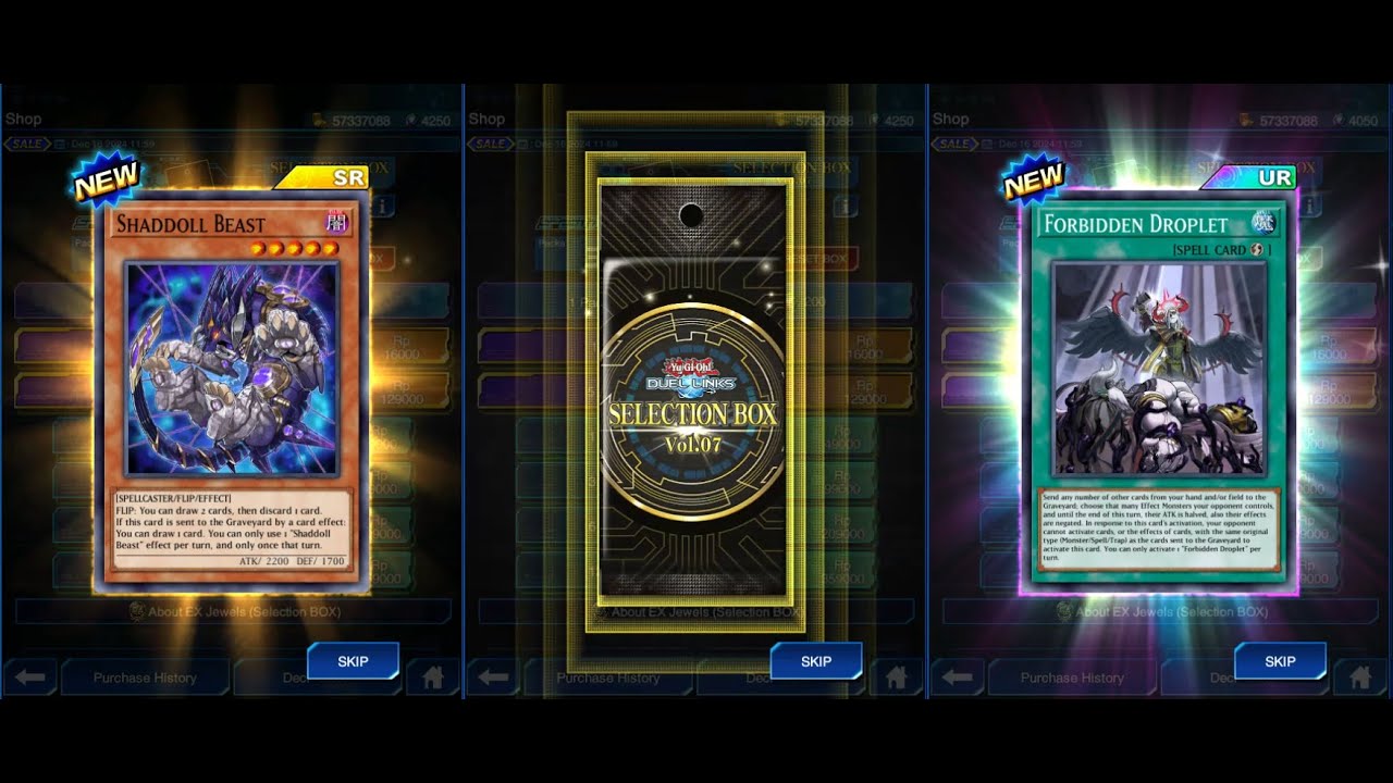 Shaddoll Beast & Forbidden Droplet Gacha (December 2024) - Yu-Gi-Oh! DUEL LINKS