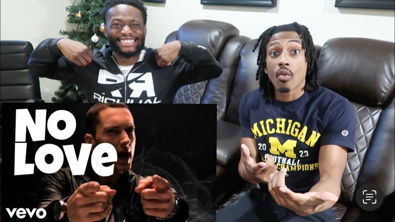 EMINEM FT LIL WAYNE - NO LOVE | REACTION! ( FIRE COLLAB 🔥) 