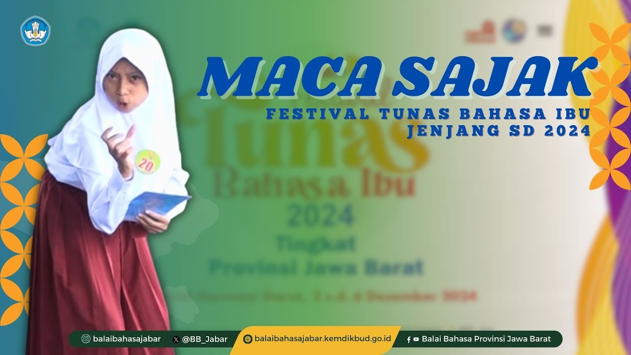 Pemenang II Maca Sajak Kategori Putri Jenjang SD, FTBI Jawa Barat 2024