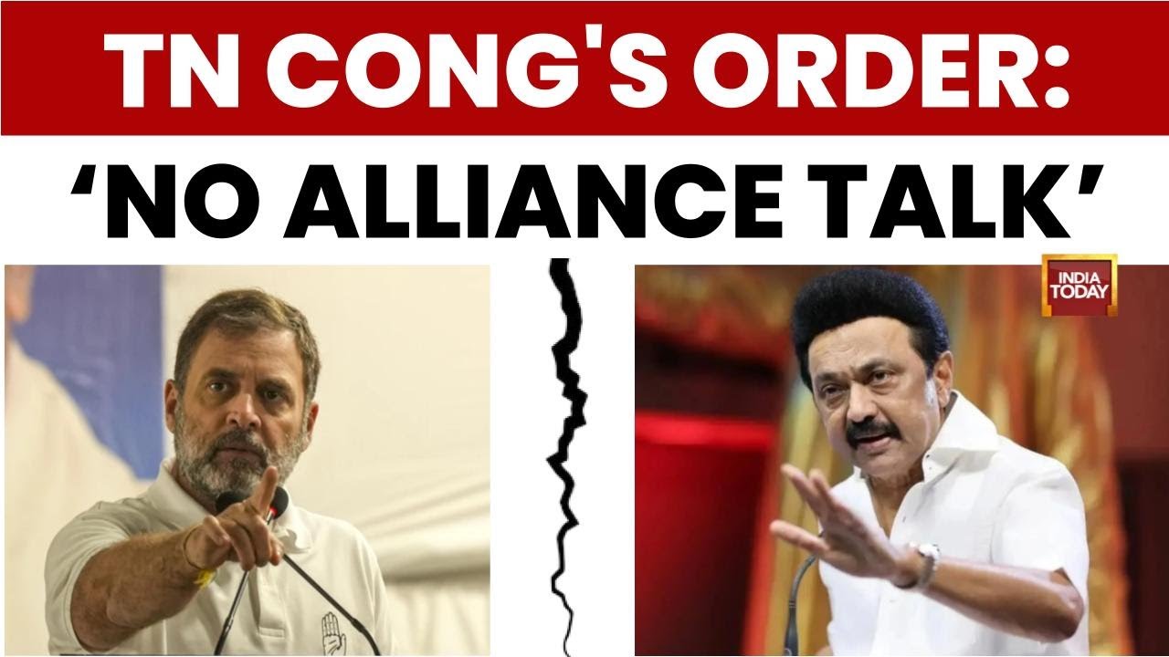 Tamil Nadu Congress Issues Gag Order on Alliance Talks Ahead of 2026 Elections | India Today News