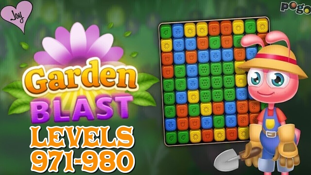 Pogo Games: Garden Blast - Levels: 971-980