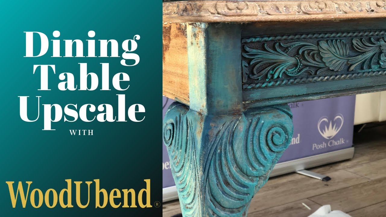 How to add WoodUbend and Gel Stain on a Dining table with SollyJo