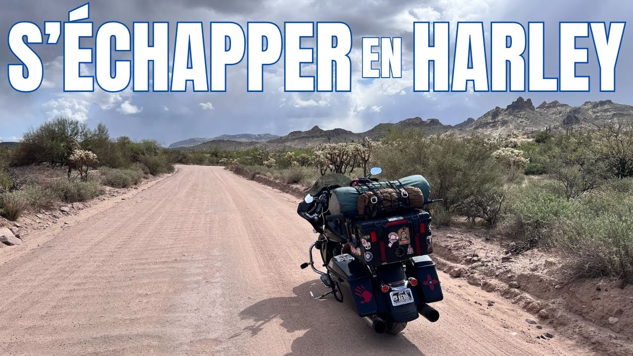 Chris le BIKER en HARLEY nous emmène dans une ville fantôme en Arizona !