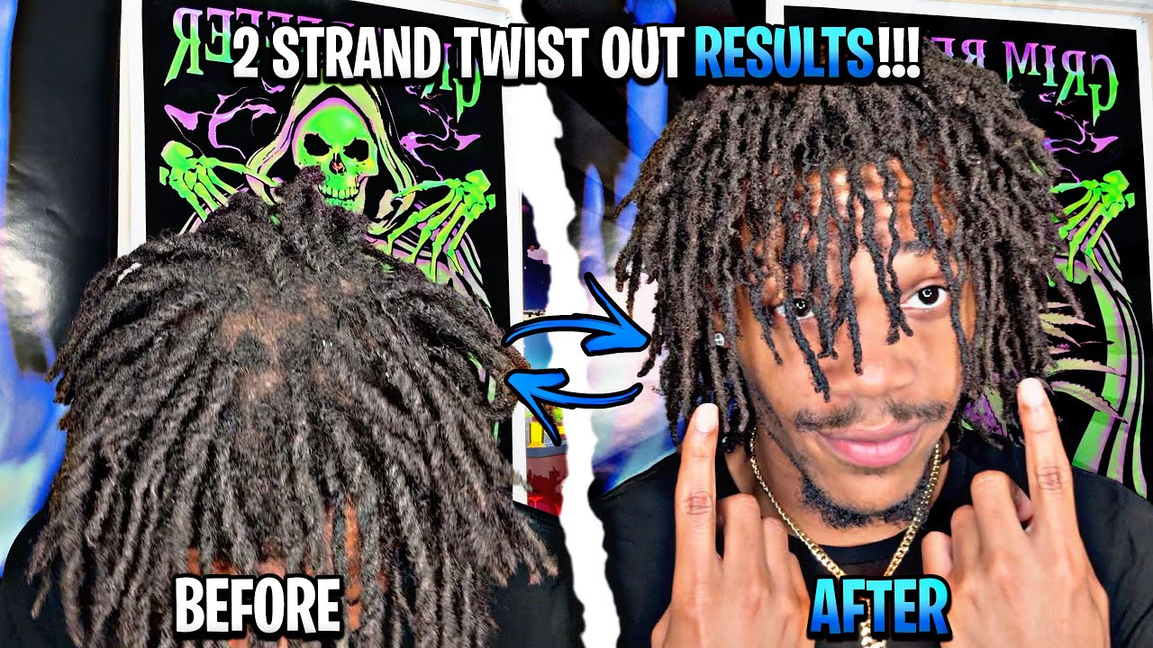 TWO STRAND TWIST OUT RESULTS *W/ DREADS*