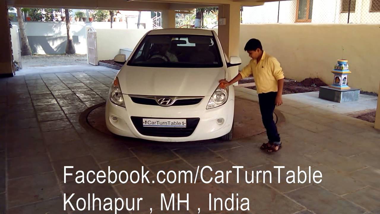 Car TurnTable at Kolhapur Maharashtra India