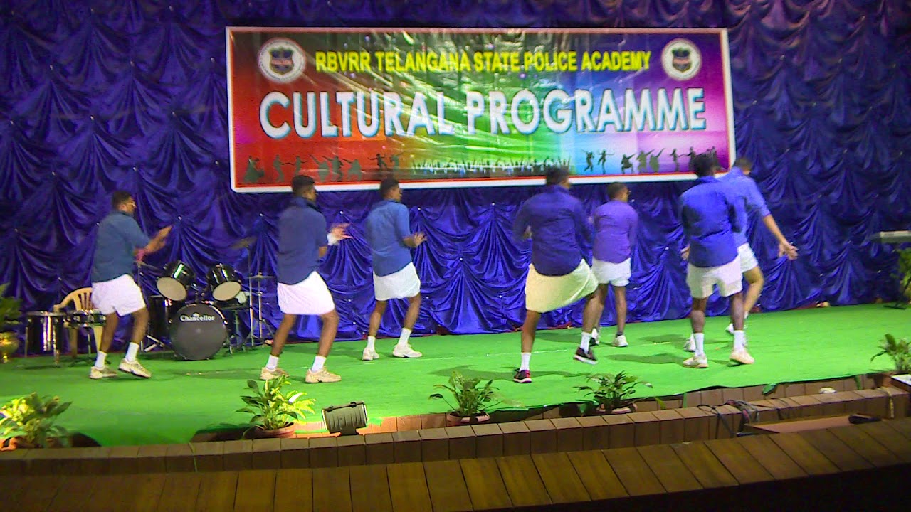 Cultural program at Telangana state police academy