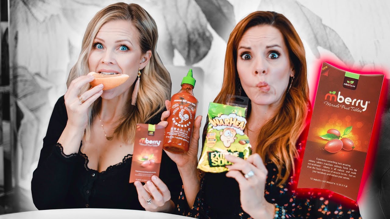 Moms Try Flavor Tripping Miracle Berry Tablets! Sour turns to sweet?!