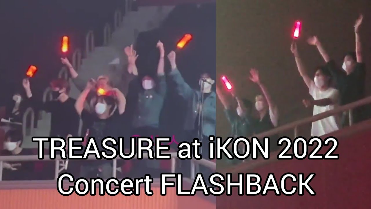 TREASURE at iKON 2022 Concert FLASHBACK FanCam #트레저 #아이콘