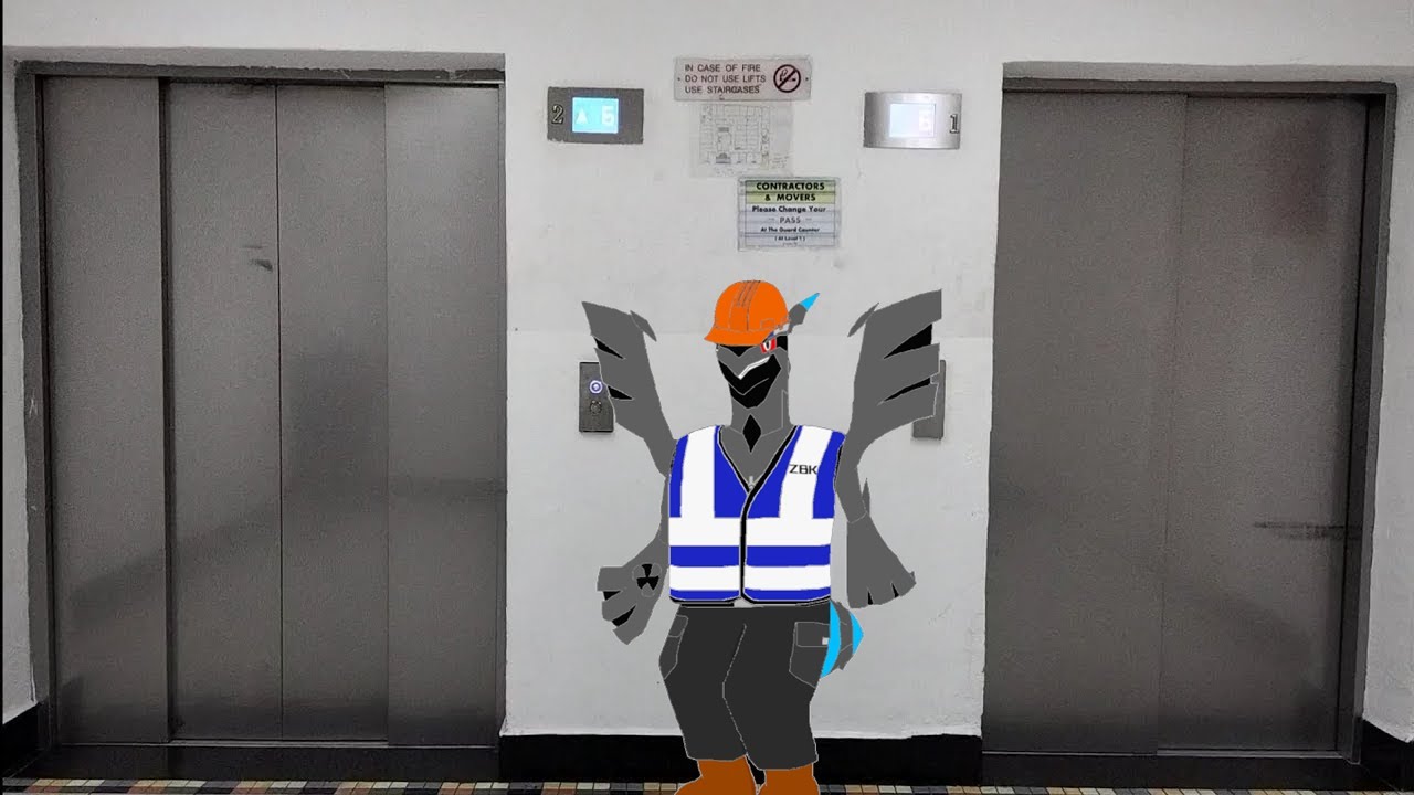 #エレベーター Cargo Lift - UNION JACK ELEVATOR PTE LTD, 地下1階~10階 Parklane Shopping Mall にて