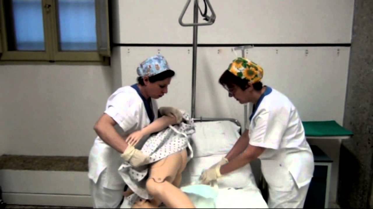 Posizionamento pannolone