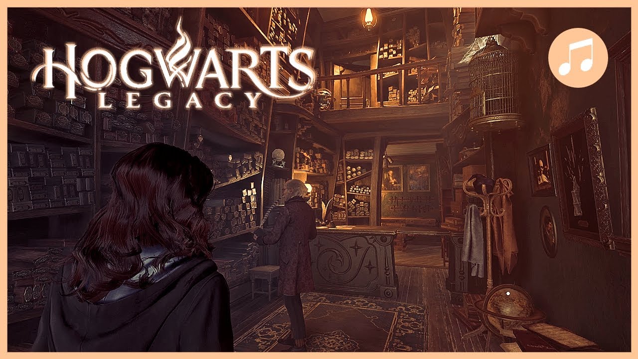 HOGWARTS LEGACY Ollivanders Music + Ambience | Ollivander's Wand Shop | 1 HOUR