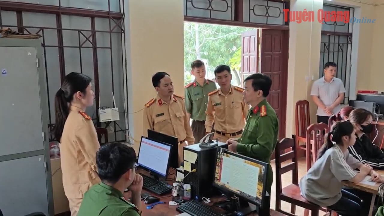 Thực hiện cấp biển số xe tại công an cấp xã