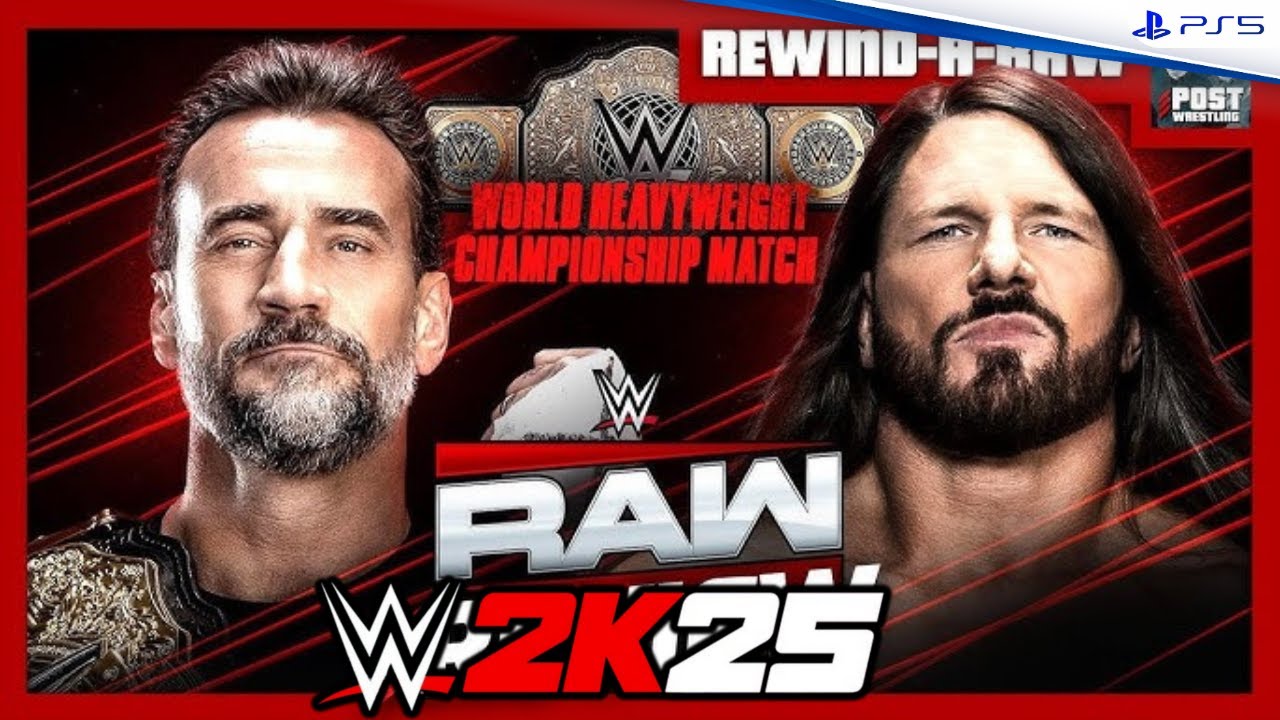WWE 2K25 - AJ Styles VS CM Punk | WWE 2K25 - PS5 [4K60]