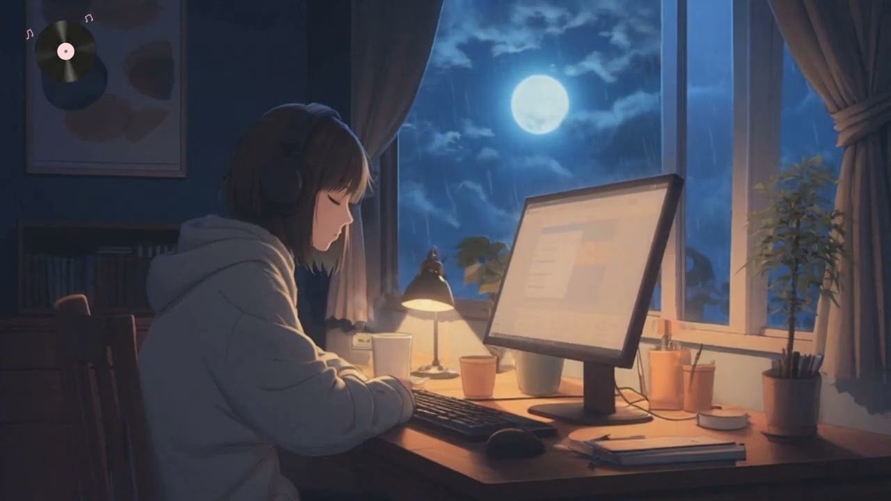 Rainy Window Lofi ☔ Deep Focus & Sleep Beats