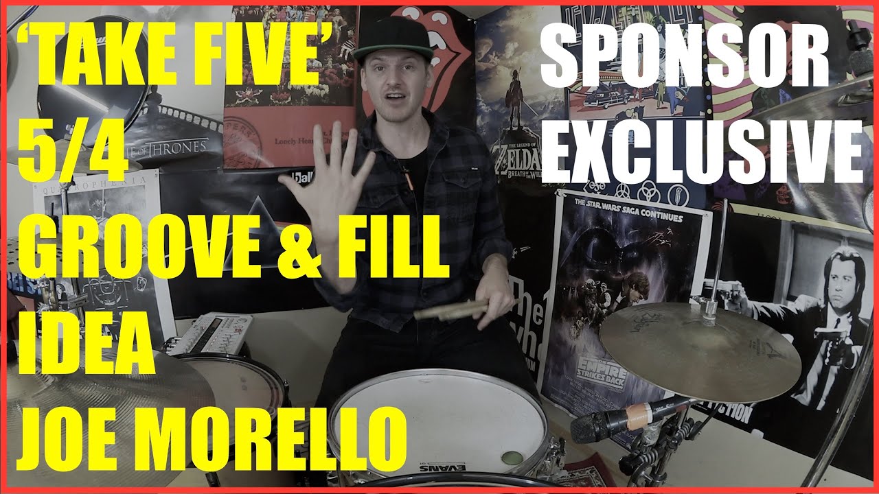 Joe Morello's 'Take Five' Groove & 5/4 Fill Idea
