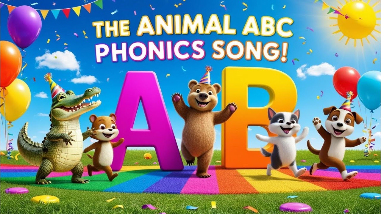 A is for Alligator. Animal ABC phonic song for toddlers- Upbeat #brainbreaksforkids