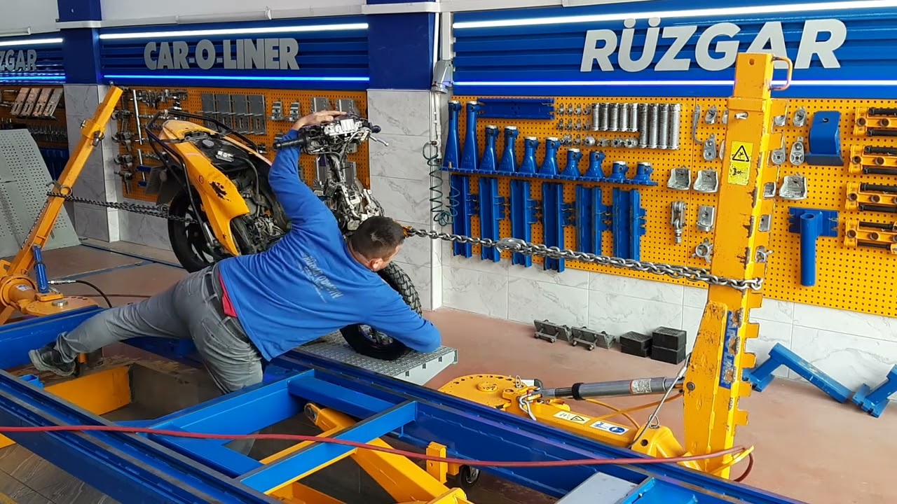 ŞASE ŞASI DÜZELTME BU SEFER OTOMOBİL DEİL MOTOSİKLET  DÜZETTİK😀
