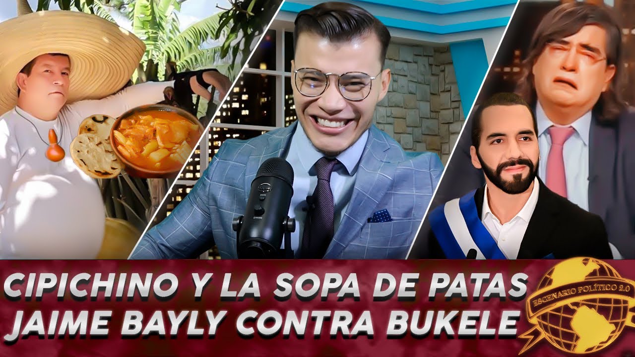 El Chino Flores Vendesopas vuelve a ofrecer sopa de patas - Jaime Bayly arremete contra Nayib Bukele