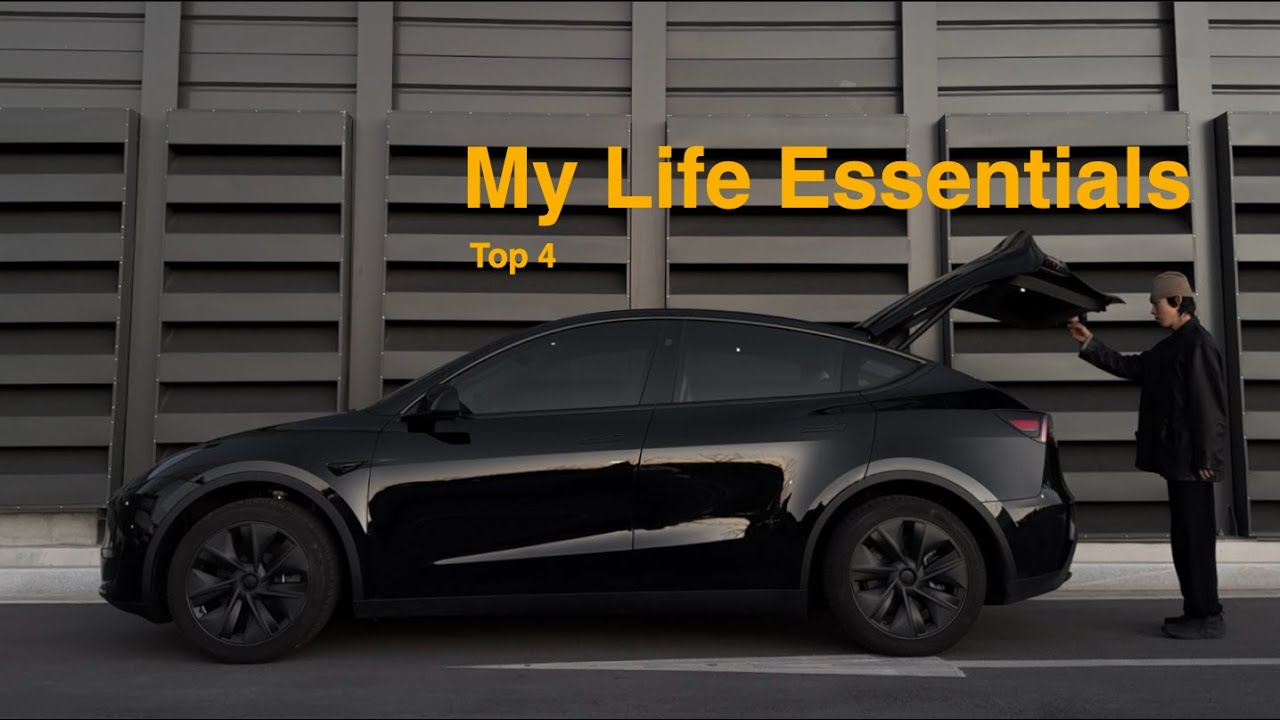 잘한 소비 4가지 Life Essentials 가죽 자켓, 전기차 테슬라 모델Y , 클락스 | Youth Tesla Y Clarks Paf