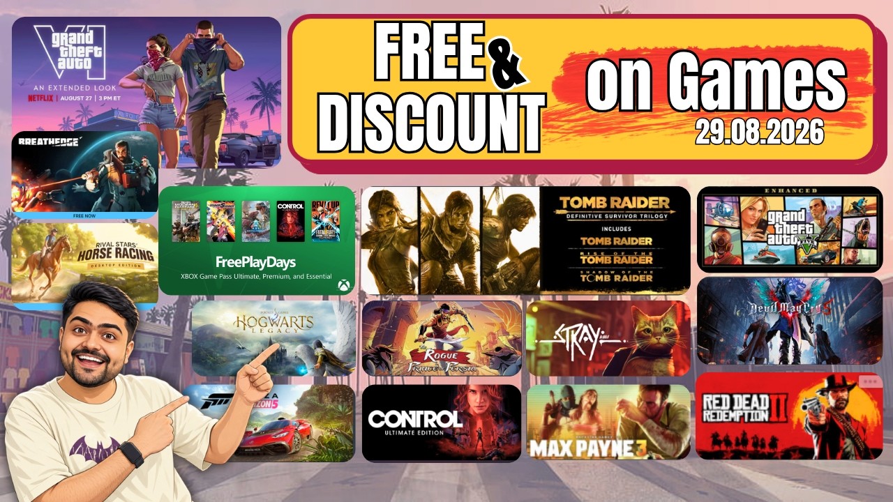 Claim this Week's FREE Games & Discount on Games - 08/29/2026 🎮🔥