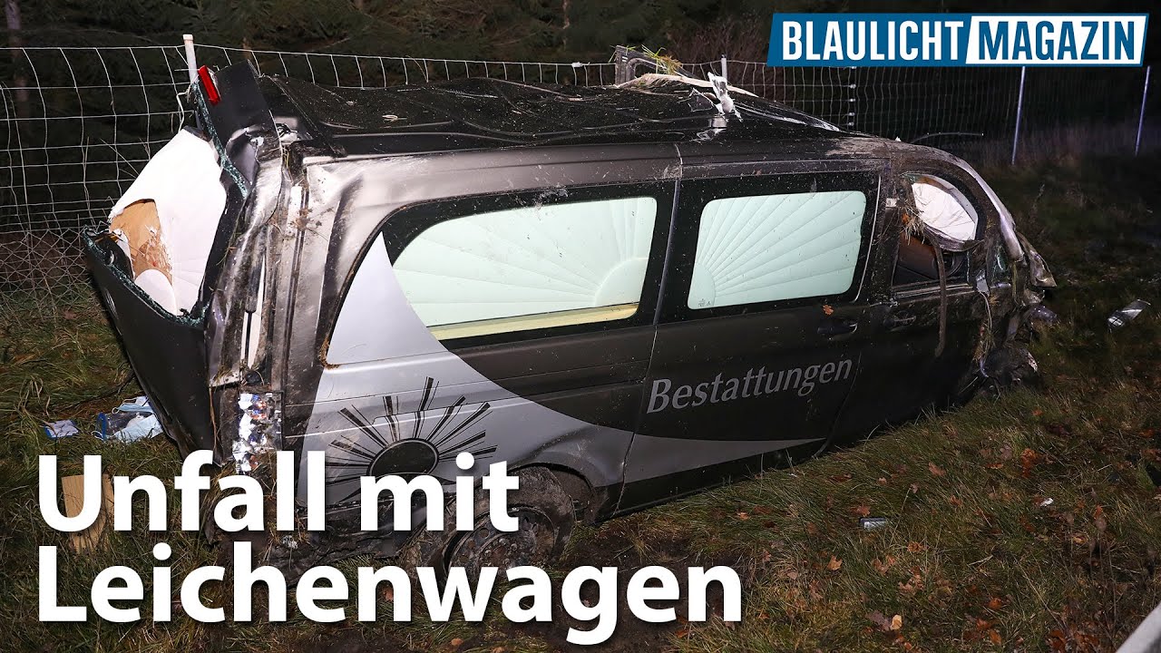 Unfall mit Leichenwagen