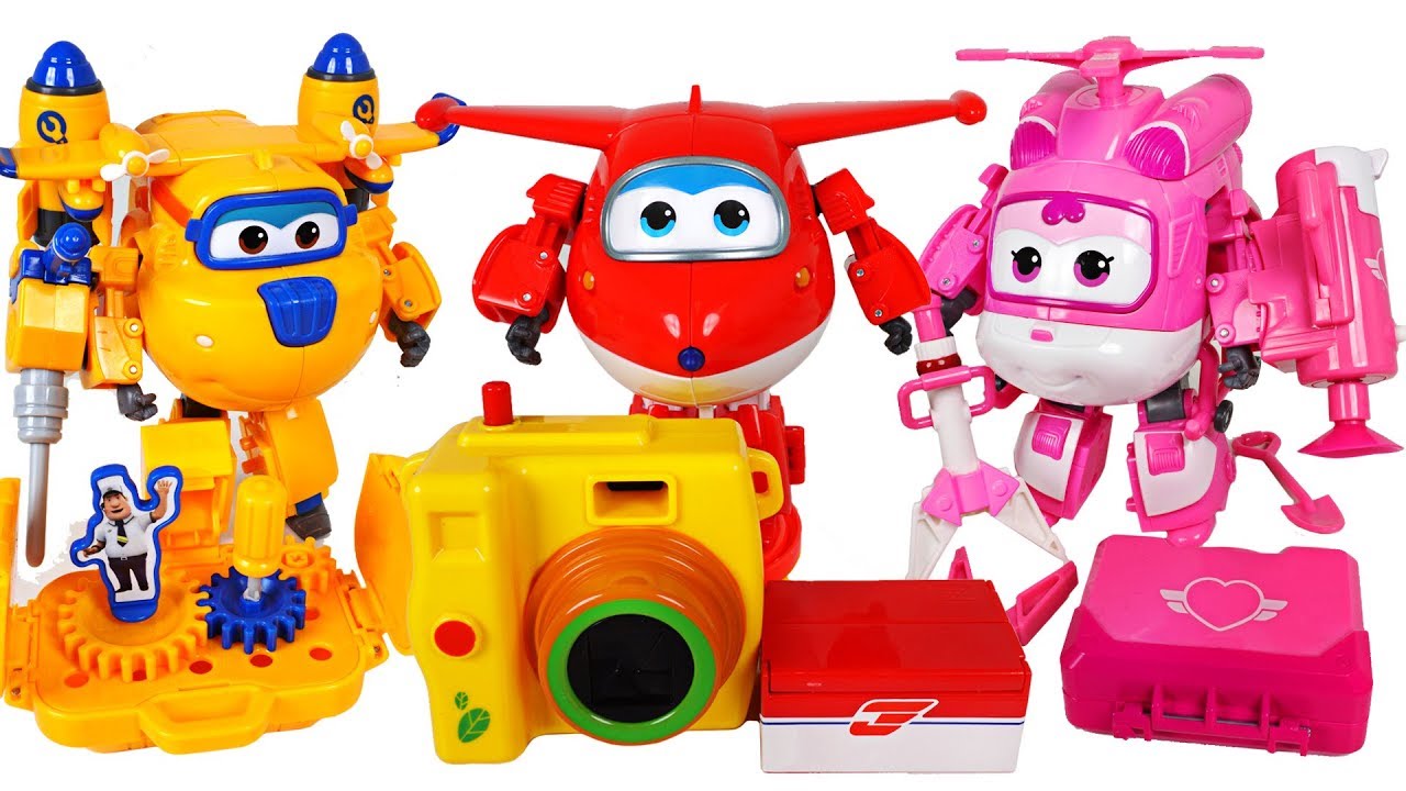 Animal friends were caught by villains! Upgrade Super Wings rescue armor complete! - DuDuPopTOY
