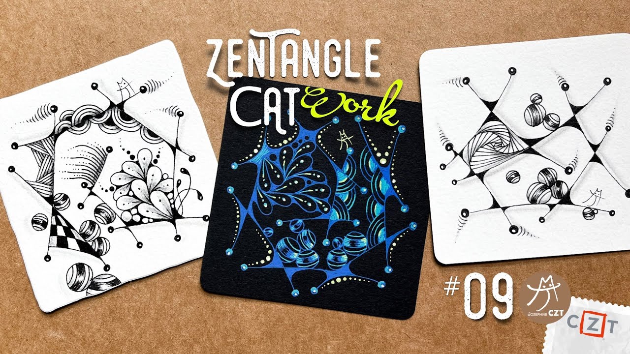 【公益沙龍】五角地帶❝跟畫版❞ ▶︎ Zentangle 禪繞畫