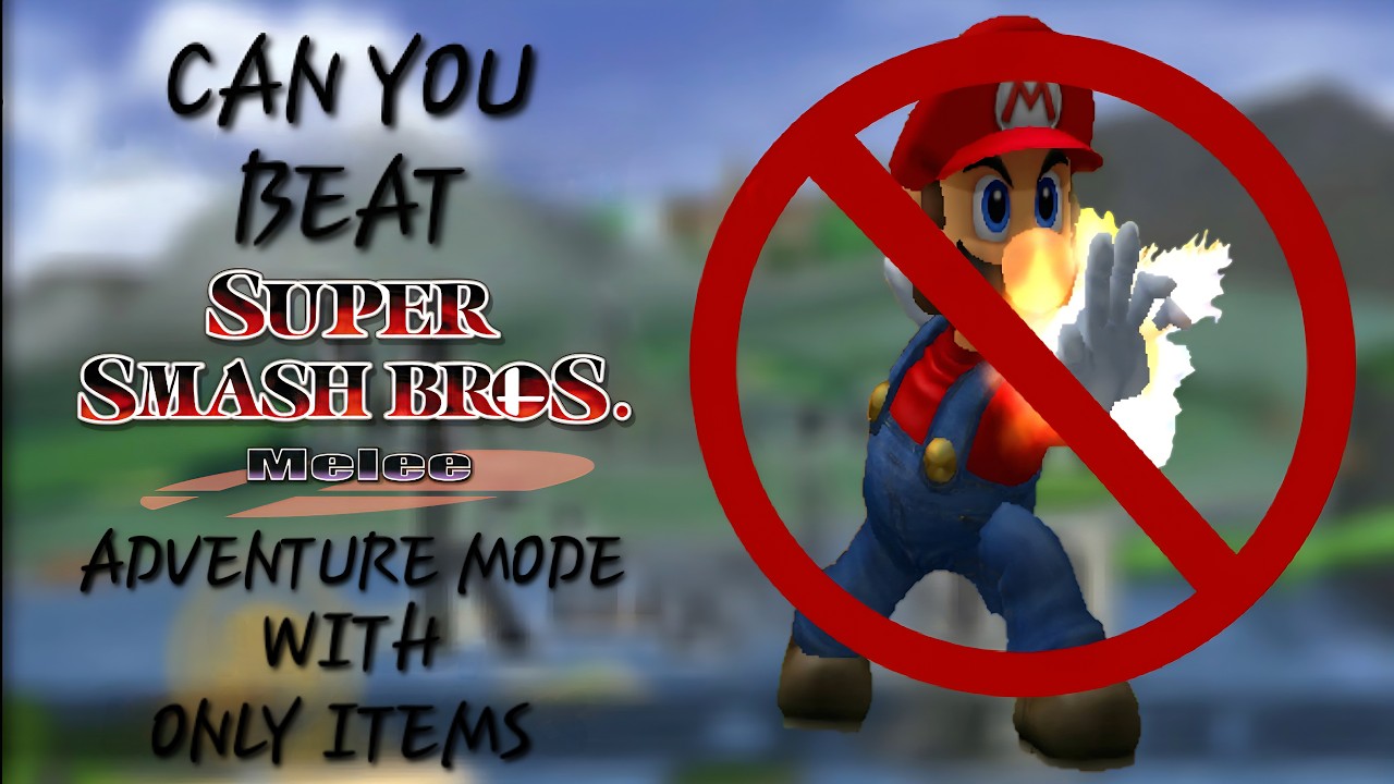 Can you beat Melee's Adventure mode with only items?