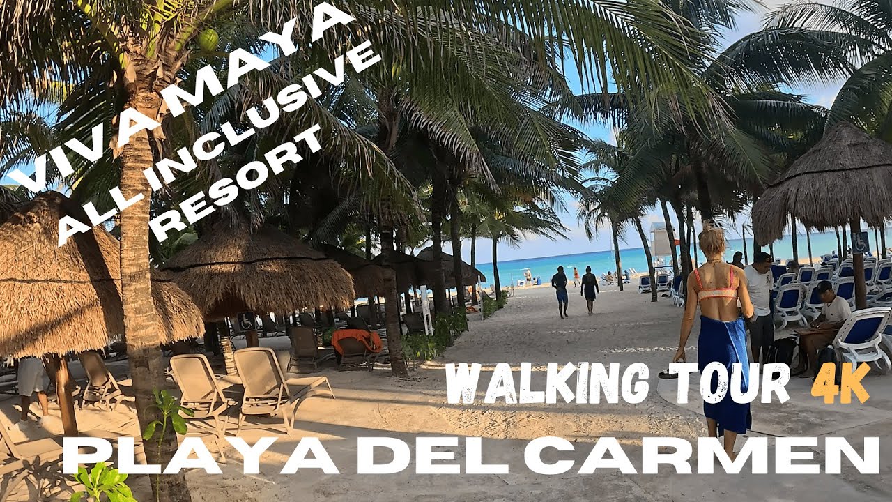 🇲🇽 Playa Del Carmen, Mexico - Viva Maya All Inclusive Resort - Walk Through Tour