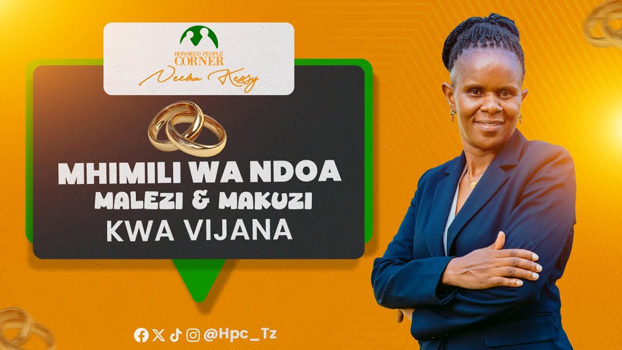 Mhimili wa NDOA katika malezi & makuzi kwa vijana.