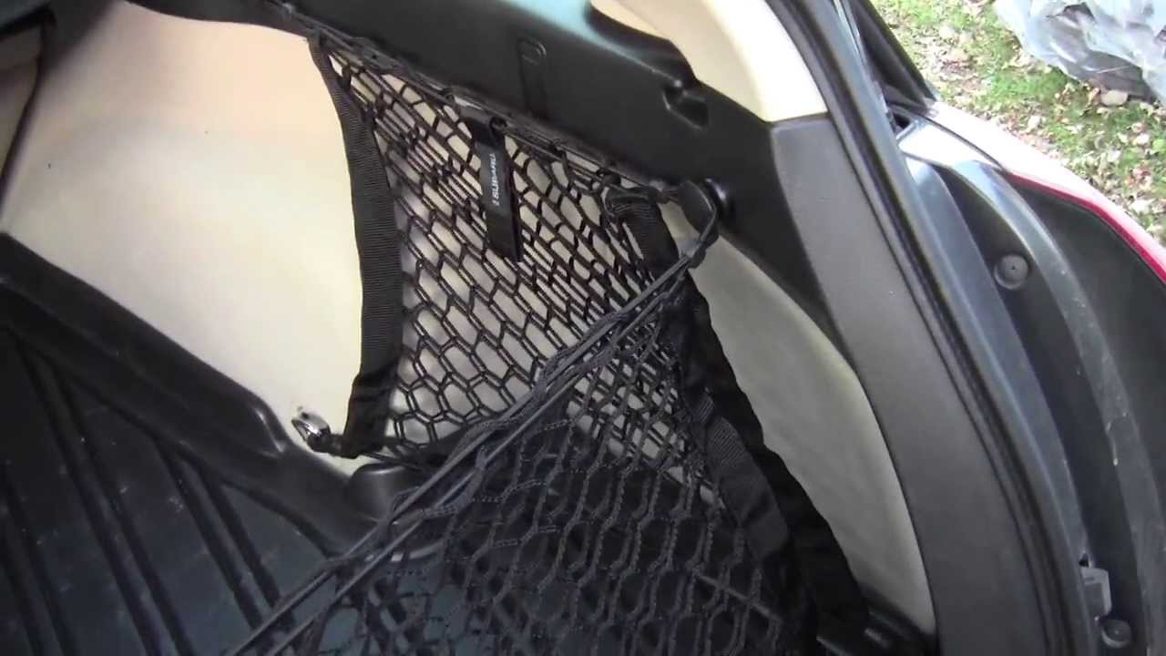 Drilling Holes for Subaru Cargo Nets