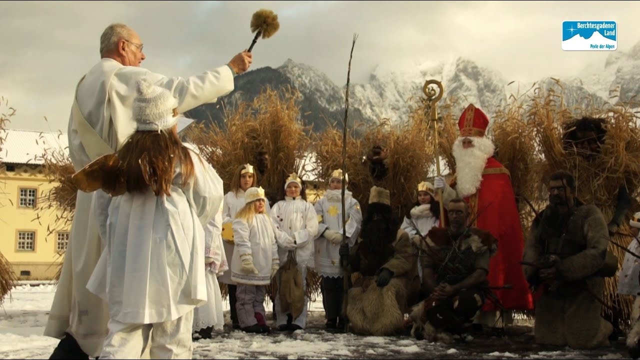 Buttnmandl Bass der Struber Jager, Tradition und Brauchtum in Berchtesgaden, Bayern