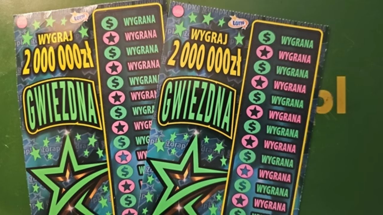 Zdrapki Lotto 🎲 Gwiezdna Kasa #0745 👉 PREMIERA 👉 2 zdrapki