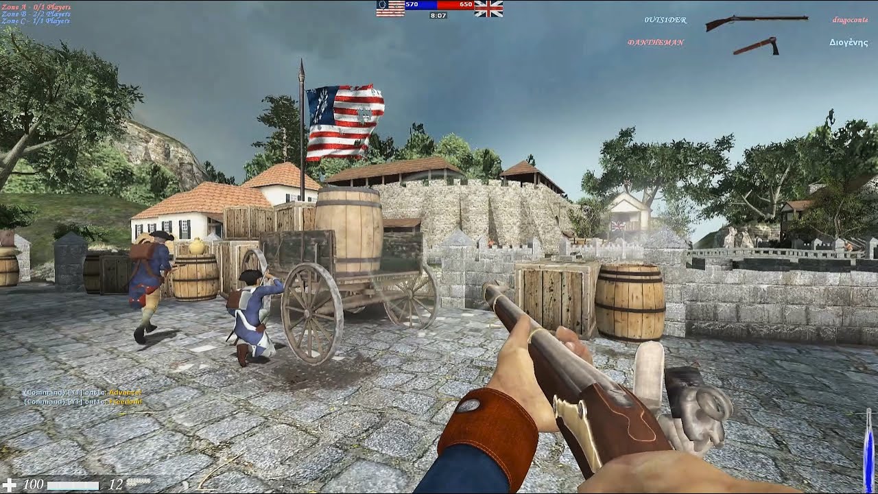 Colonists vs British 1776  |  Battle Grounds 3