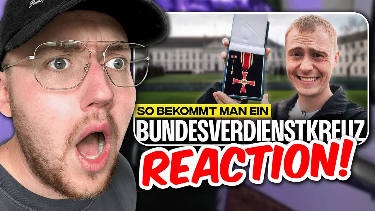 So einfach bekommt man DAS BUNDESVERDIENSTKREUZ | Zarbex Reaktion
