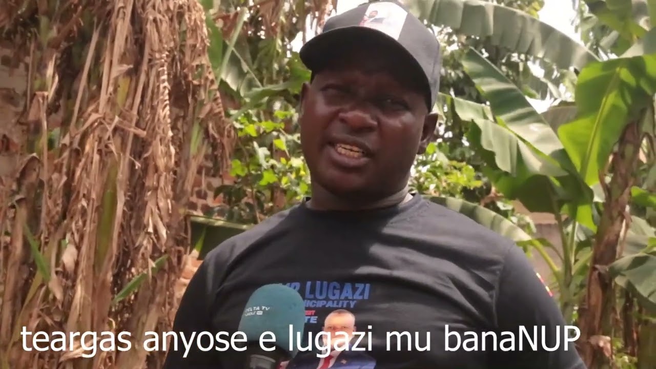 E lugazi poliisi ekubye teargas mu bawagizi ba NUP era bangi babusewo nebisago