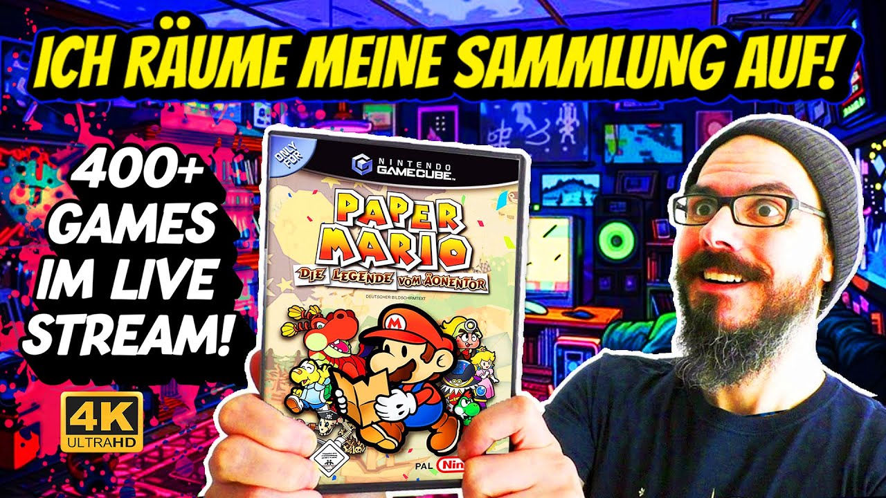 Ich RÄUME meine SAMMLUNG mit 400+ GAMES auf! 😲 Fast 8 STUNDEN Livestream, Roomtour und Just Chatting
