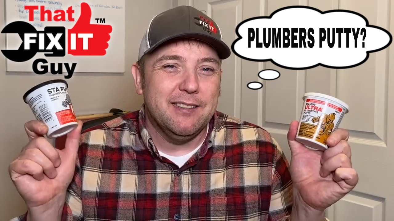 STOP!!...MAKE SURE YOUR USING THE RIGHT PLUMBERS PUTTY!
