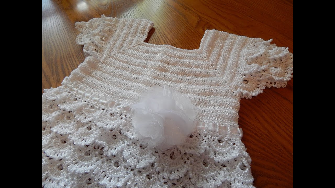 Vestido Crochet para niña 5 años 1 de 3 (cc)