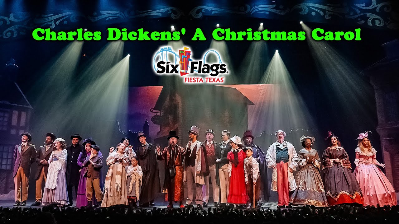 Charles Dickens' A Christmas Carol Full Show 4K Six Flags Fiesta Texas 2023 12 09