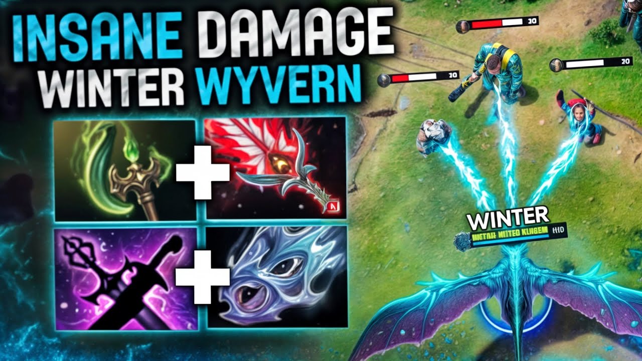 Winter Wyvern Hard Carry 🔥🔥🔥Comeback Rampage 32 Kills | Dota 2 Gameplay