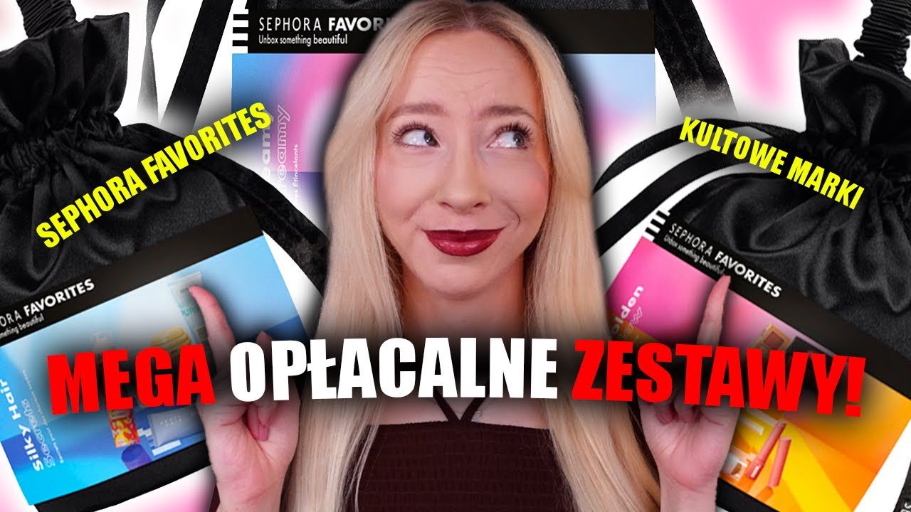 SEPHORA NIE ZAWIODŁA! | SPRAWDZAM WSZYSTKIE ZESTAWY SEPHORA FAVORITES! | CENY | SWATCHE | UNBOXING