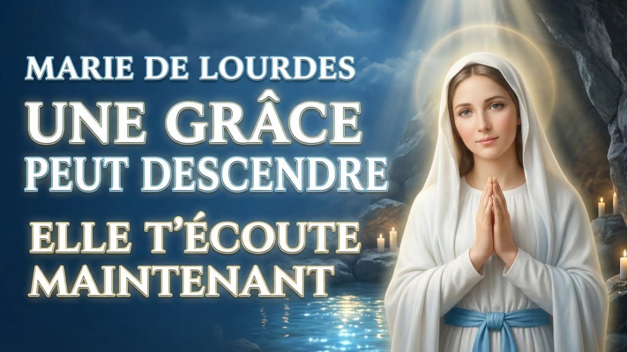💙 UNE GRÂCE PEUT DESCENDRE MAINTENANT… MARIE DE LOURDES T’ÉCOUTE 🙏