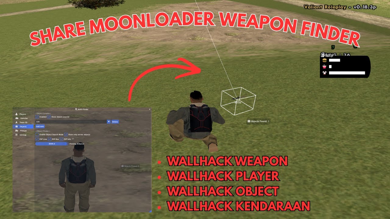[SHARE] LUA WEAPON FINDER | GTA SAMP