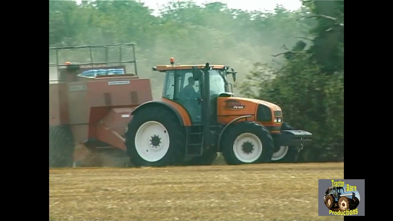 TWO RENAULT ARES 836RZ AND MF 190 AND HESSTON 4900 BALERS