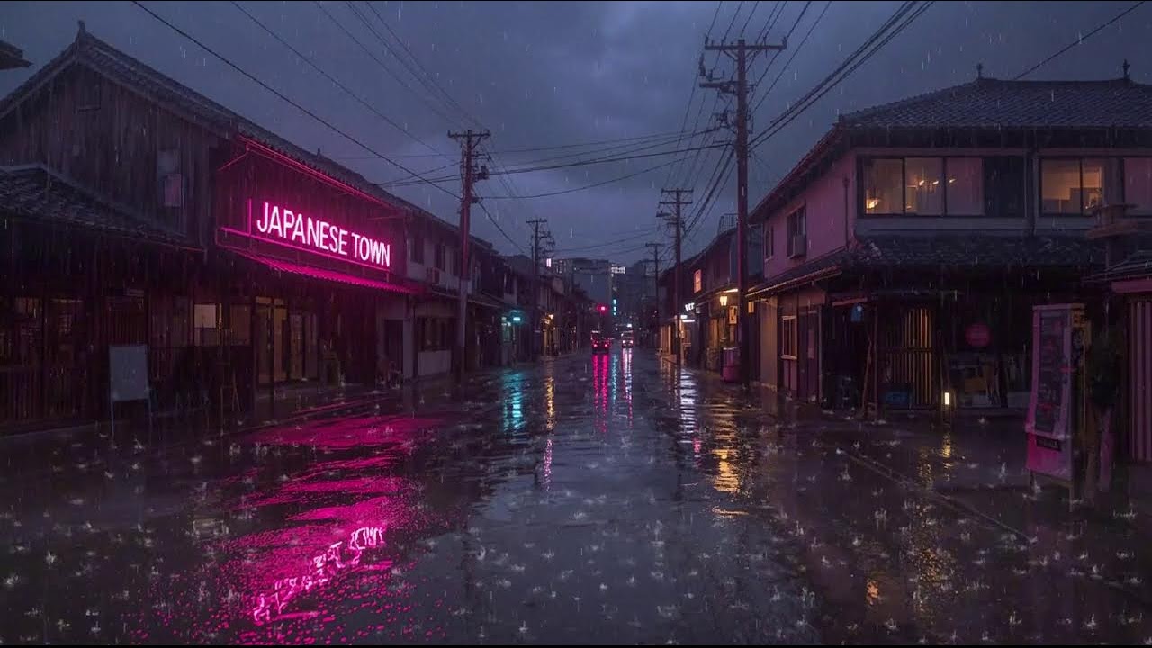 Rainy Night Lofi Mix 🌙 Calm Chillhop Beats to Relax, Study & Sleep #36
