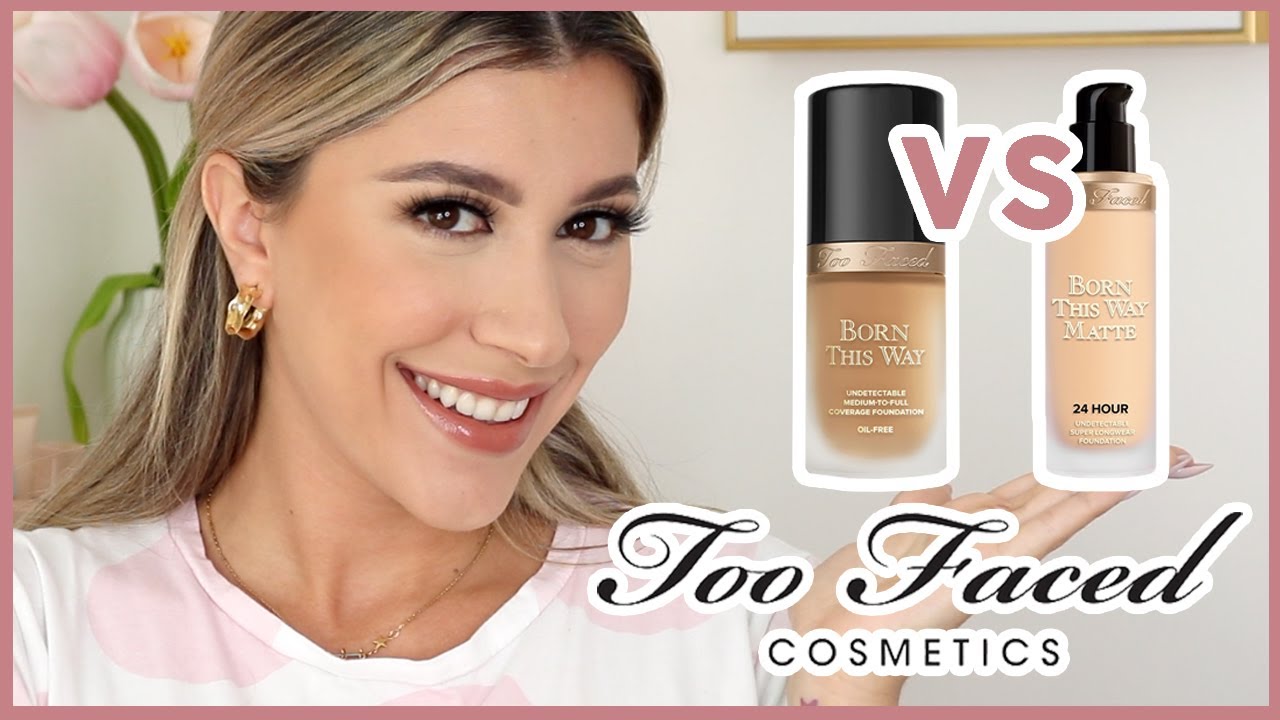 NUEVA BASE TOO FACED BORN THIS WAY MATTE vs. BORN THIS WAY FOUNDATION ORIGINAL | Vicky Alvarez