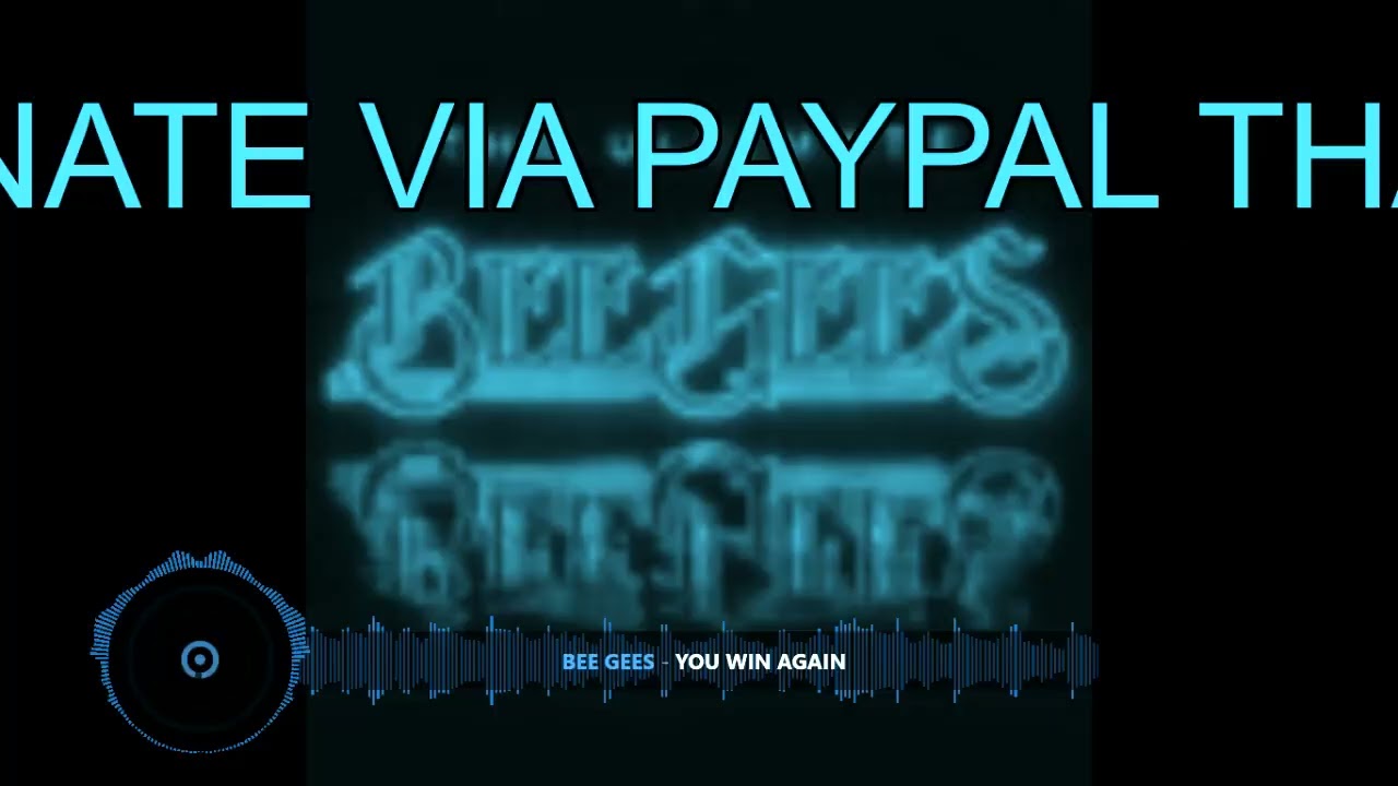 Bee Gees You win Again 👍😁(80's 'Anthem Sped 15 Bpm Pitch Perfect)MAX IT👍😁