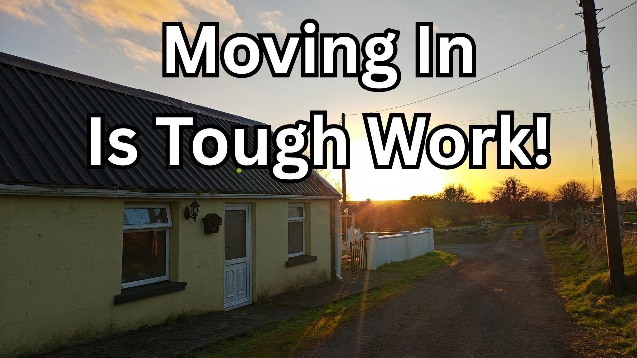 Moving In to my Old Cottage - unpacking special furniture and deep cleaning this house - Episode 133